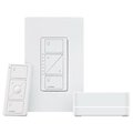 Lutron Lutron Electronics 212389 Caseta Wireless Dimmer Kit with Smart Bridge - White 212389